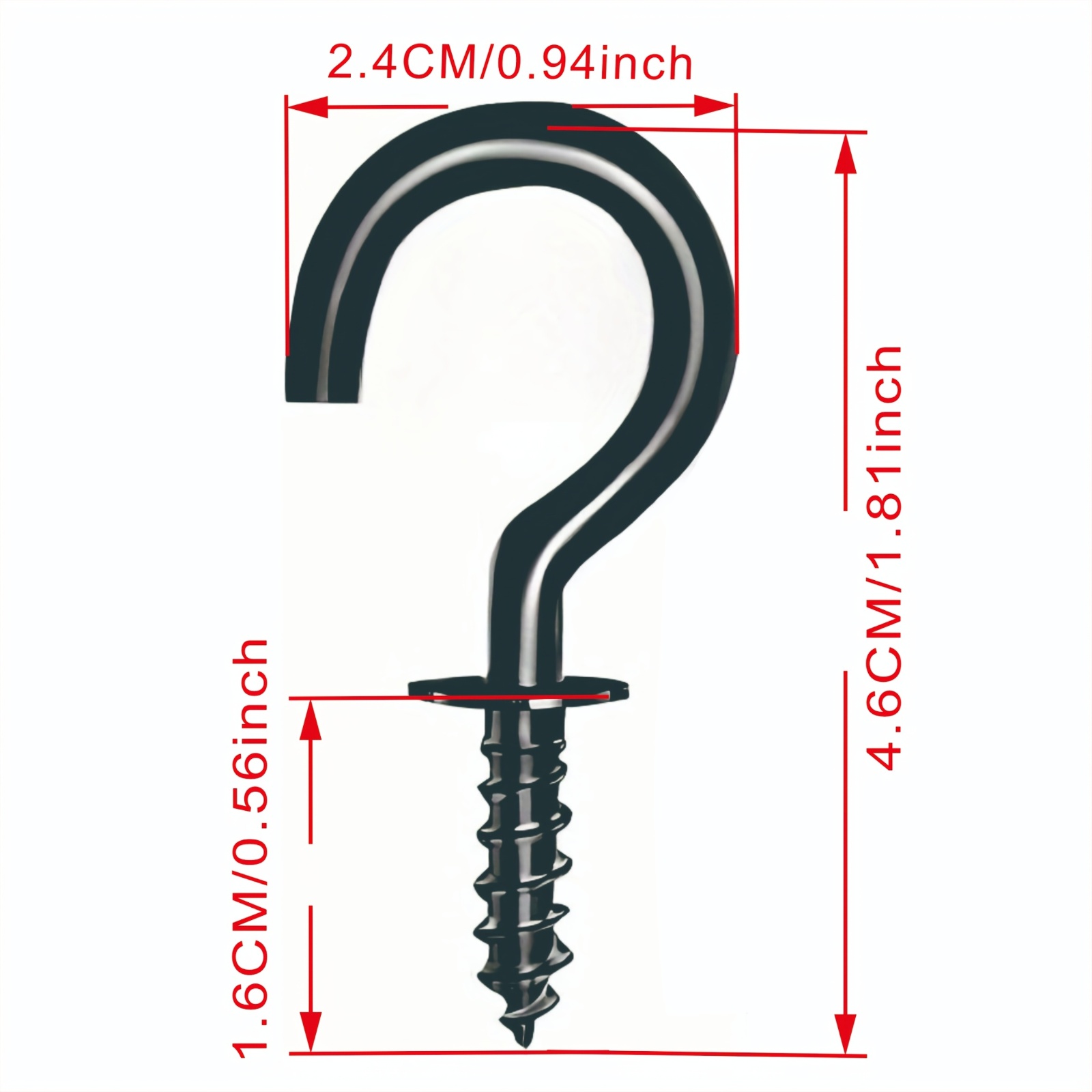 4pcs Large Cup Hooks, Screw Ho - Woodworking Questions ulasan dan harga