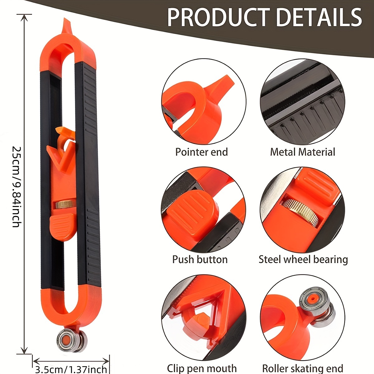 Contour Gauge Scribing Tool, P - Woodworking Essentials ulasan dan harga