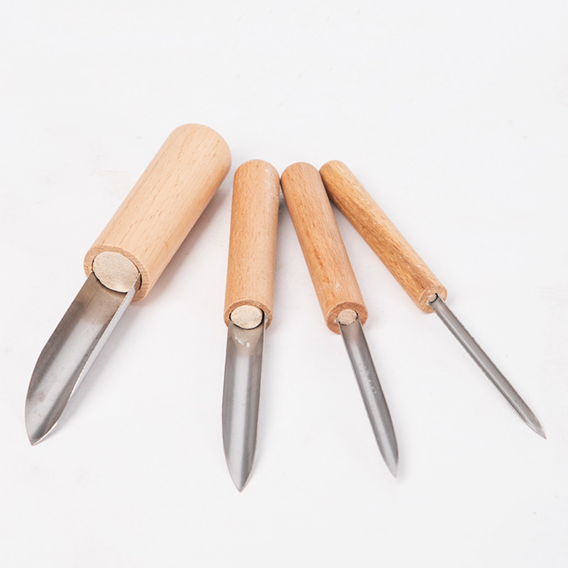 Pottery Tool Puncher 4 Pieces/ - Wood Chisel Set ulasan dan harga