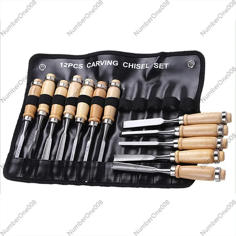 12PCS Wood Carving Tools Set P - Wood Chisel Set ulasan dan harga