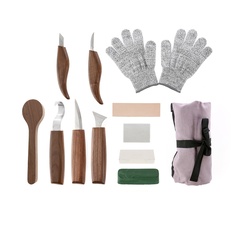 12PCS Walnut Chrome Vanadium S - Wood Chisel Set ulasan dan harga
