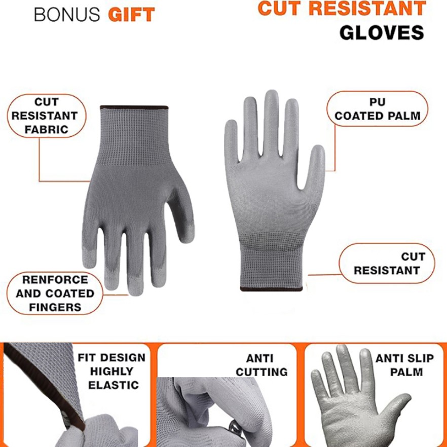 CZHIYAO rofessional Anti-slip  - Woodworking Gloves ulasan dan harga