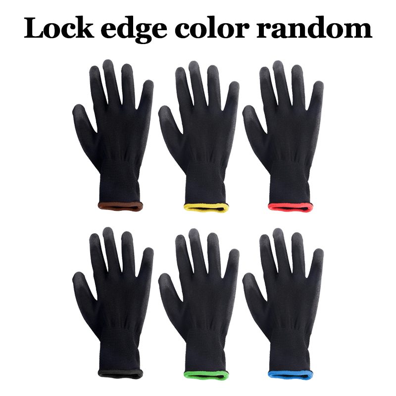 5 Pairs Coating Nylon PU Glove - Woodworking Gloves ulasan dan harga