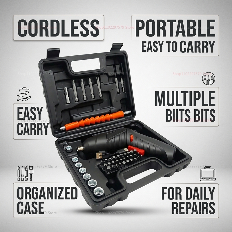 47Pcs Rechargeable Electric Sc - Woodworking Videos ulasan dan harga