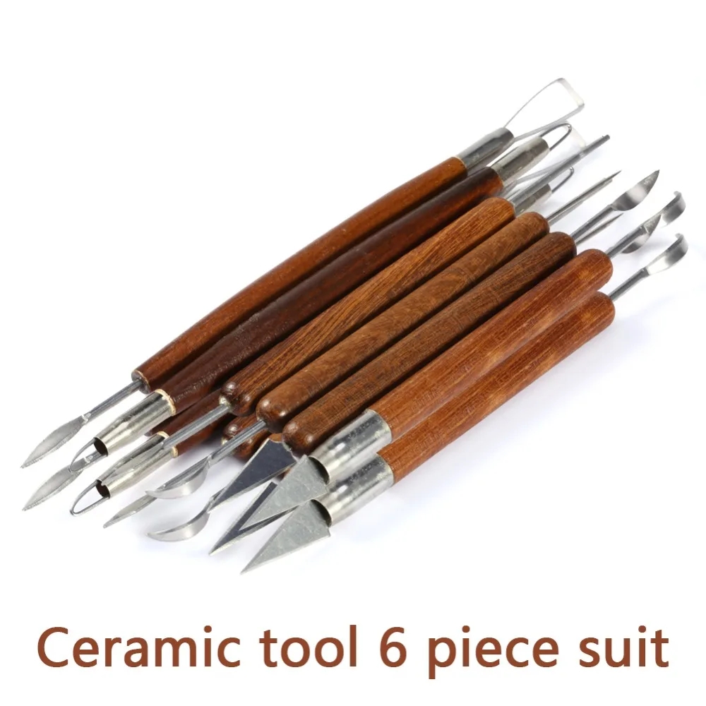 6PCS Sculpting Tool Pottery Wo - Wood Chisel Set ulasan dan harga