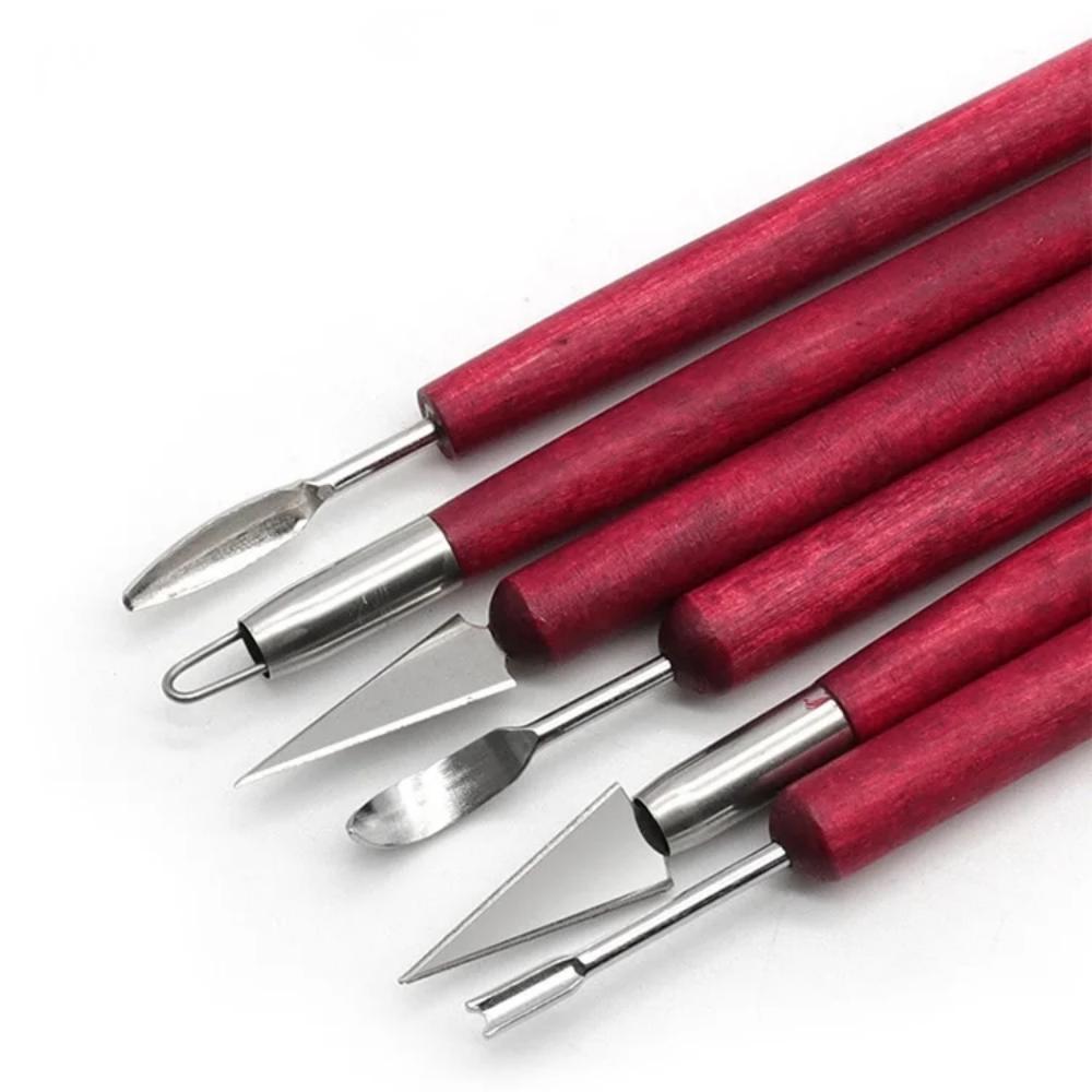 6PCS Sculpting Tool Pottery Wo - Wood Chisel Set ulasan dan harga