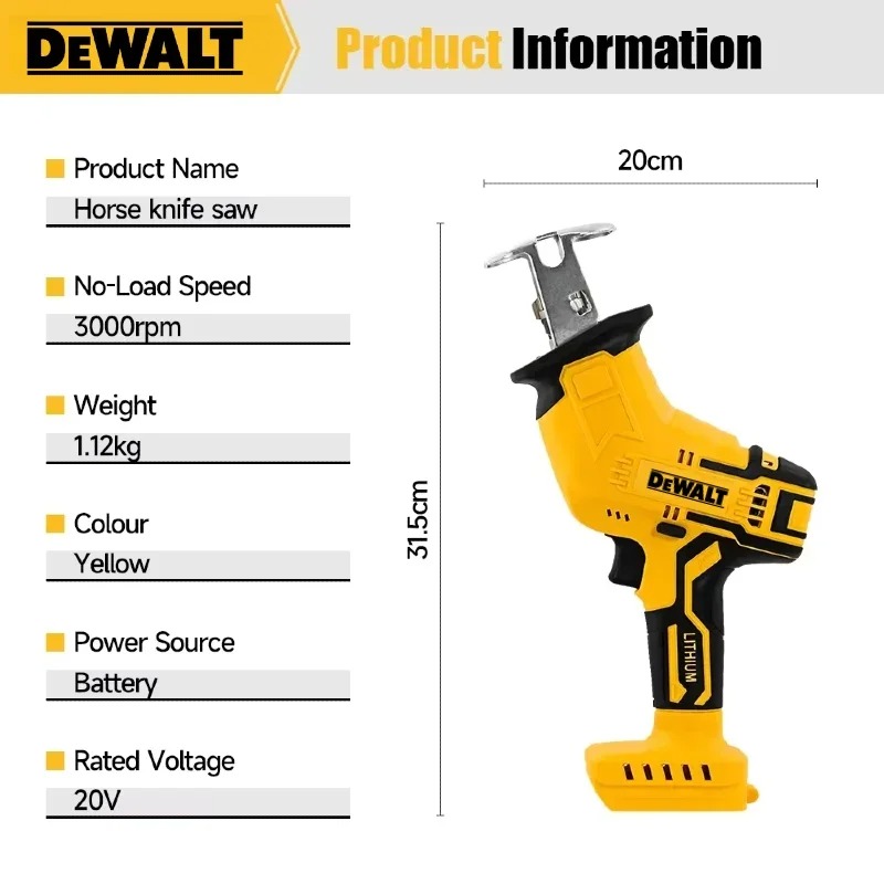 Dewalt Electric Saw 2800RPM Br - Woodworking Jobs ulasan dan harga