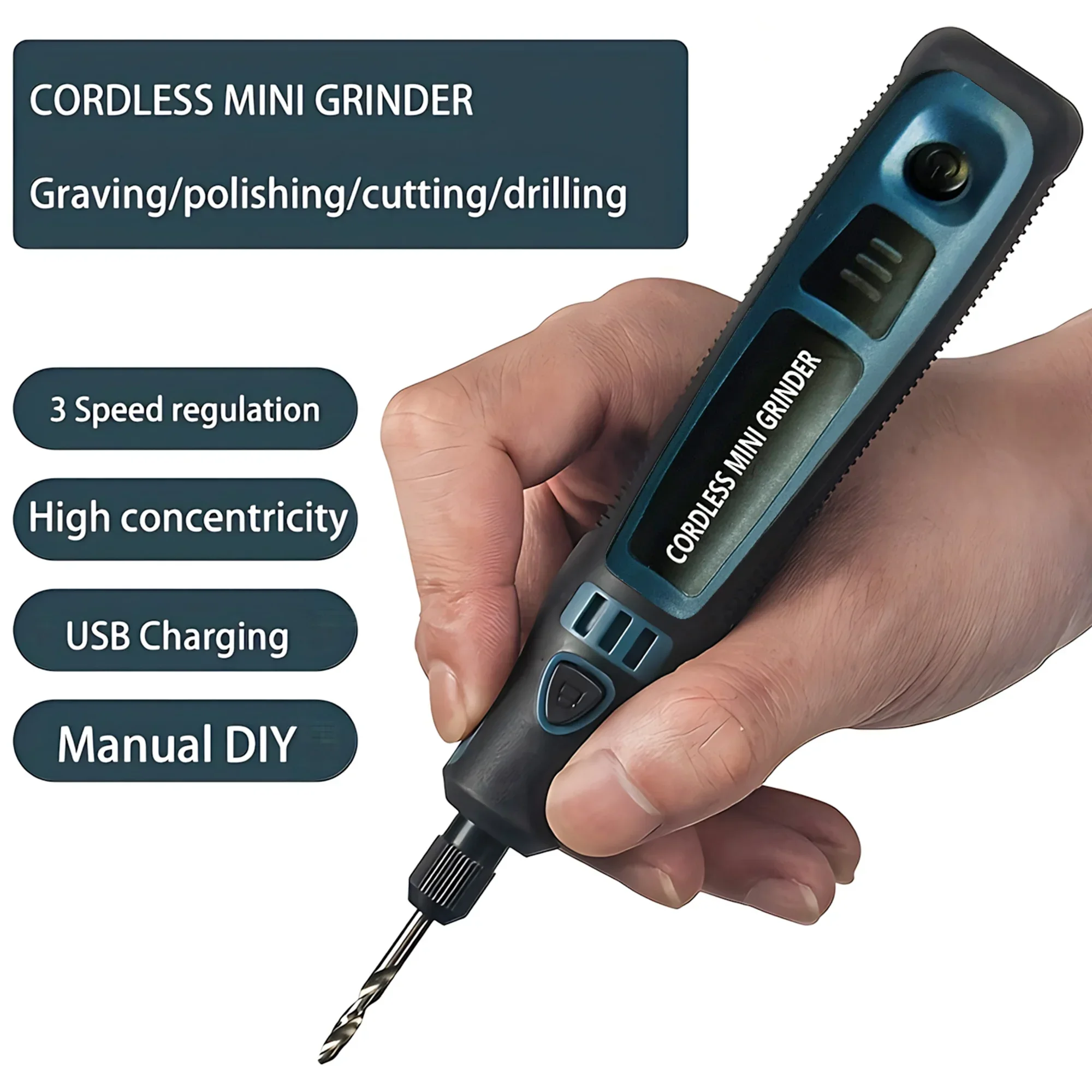 USB Cordless Electric Grinder  - Wood Chisel Set ulasan dan harga