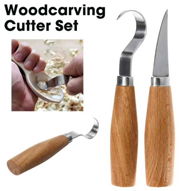 Wood Carving Knife Chisel Hook - Woodworking Essentials ulasan dan harga