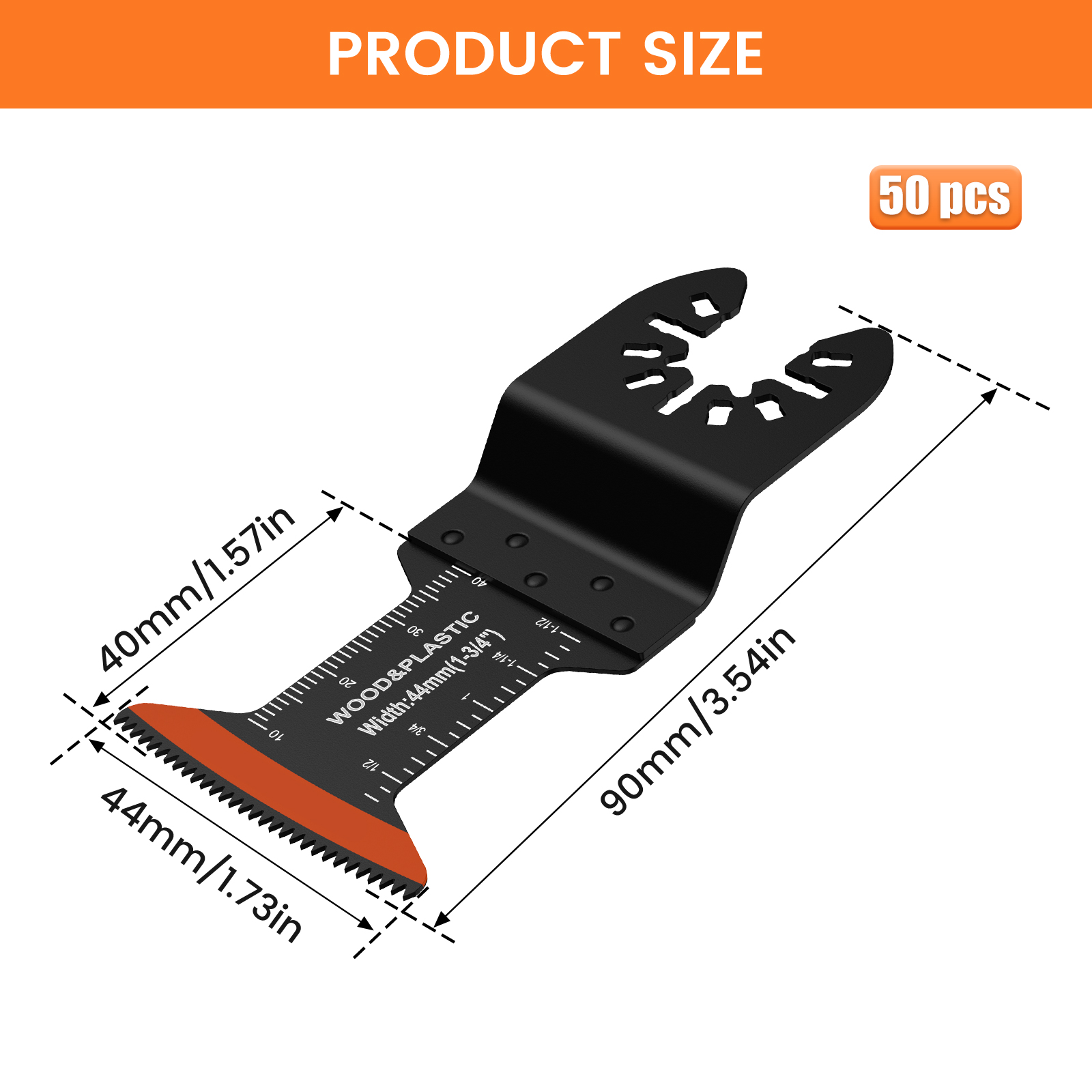 50/10Pcs Oscillating Saw Blade - Spoke Shave Round ulasan dan harga