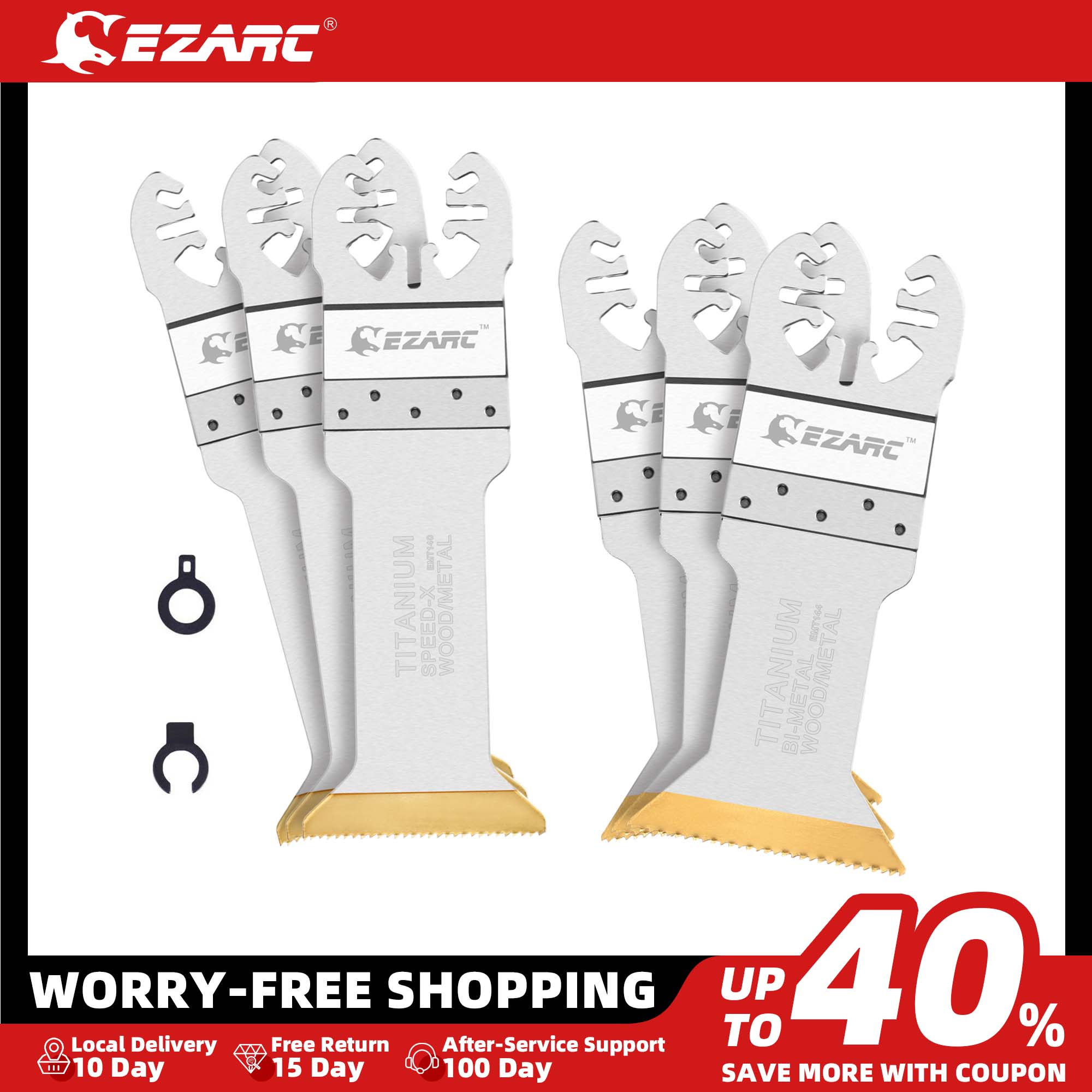 EZARC 6PC Titanium Oscillating - Spoke Shave Round ulasan dan harga