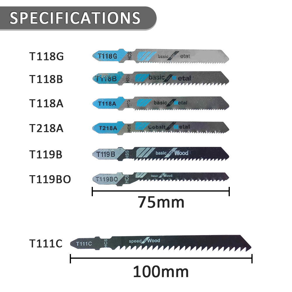 35-Piece Jigsaw Blade Set, Mix - Woodworking Jobs ulasan dan harga